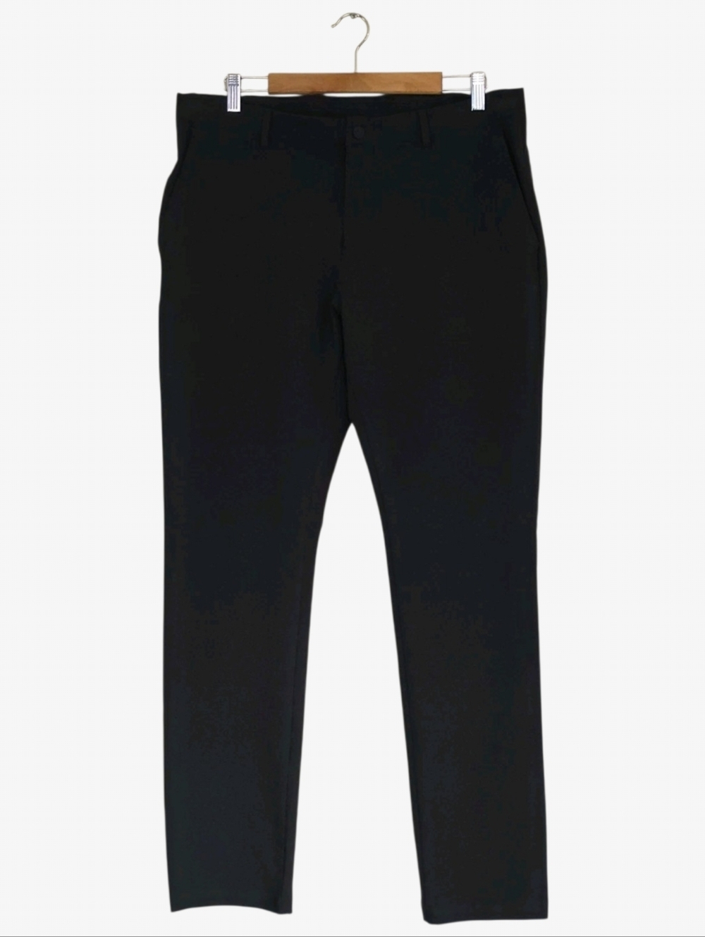 Greg Norman Mens Golf Pants 36x34 Tall Stretch Tech Flat Front Performance Black
